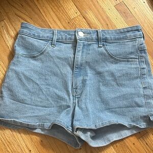 H&M stretch denim shorts